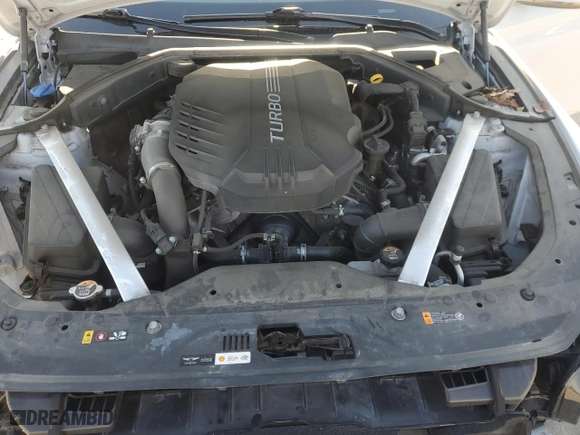2022 Genesis G70 3.3T with VIN KMTG54TE7NU082115, listed as a Copart auction lot 85137724 with 97,222 mi miles and Salvage Title. Bid and sale history available at carsss.com. Image 11.