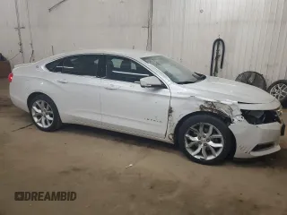 2015 Chevrolet Impala LT with VIN 1G1125S38FU137345, listed as a Copart auction lot 55226425 with 168,257 mi miles and Salvage Title. Bid and sale history available at DreamBid. Image 4.