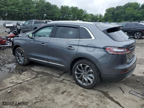 2022 Lincoln Nautilus Reserve with VIN 2LMPJ8KP9NBL02817, listed as a Copart auction lot 62891294 with 19,962 mi miles and Salvage Title. Bid and sale history available at carsss.com. Image 2.