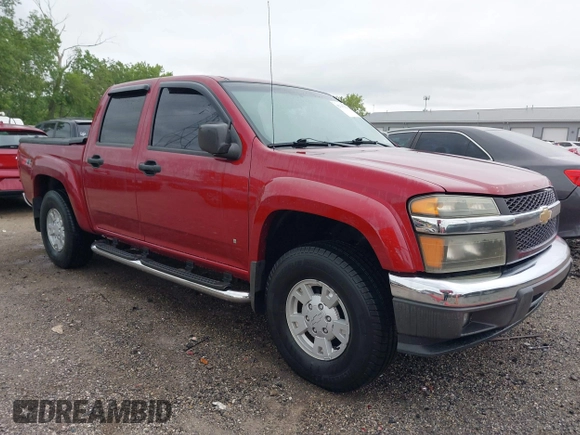 2006 Chevrolet Colorado 3LT with VIN 1GCDS136268252120, listed as a IAAI auction lot 42345252 with 222,072 mi miles and . Bid and sale history available at DreamBid. Image 1.