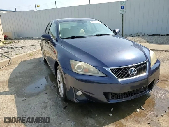 2012 Lexus IS 250 with VIN JTHCF5C23C5055442, listed as a Copart auction lot 58439585 with 104,121 mi miles and Salvage title. Bid and sale history available at DreamBid. Image 13.