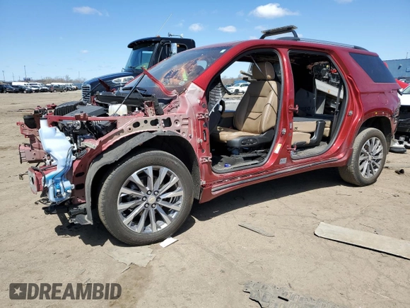 2023 Chevrolet Traverse Premier with VIN 1GNERKKW3PJ233231, listed as a Copart auction lot 53386585 with 33,075 mi miles and Salvage title. Bid and sale history available at DreamBid. Image 1.