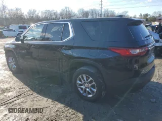 2020 Chevrolet Traverse LS with VIN 1GNERFKW8LJ110610, listed as a Copart auction lot 45092295 with 128,945 mi miles and Salvage Title. Bid and sale history available at carsss.com. Image 2.