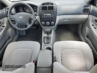 2009 Kia Spectra EX with VIN KNAFE221395597123, listed as a Copart auction lot 71639824 with 83,203 mi miles and Salvage Title. Bid and sale history available at carsss.com. Image 8.