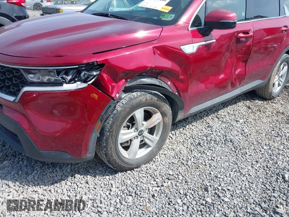 2021 Kia Sorento LX with VIN 5XYRG4LC1MG052981, listed as a IAAI auction lot 42199446 with 82,634 mi miles and . Bid and sale history available at DreamBid. Image 6.