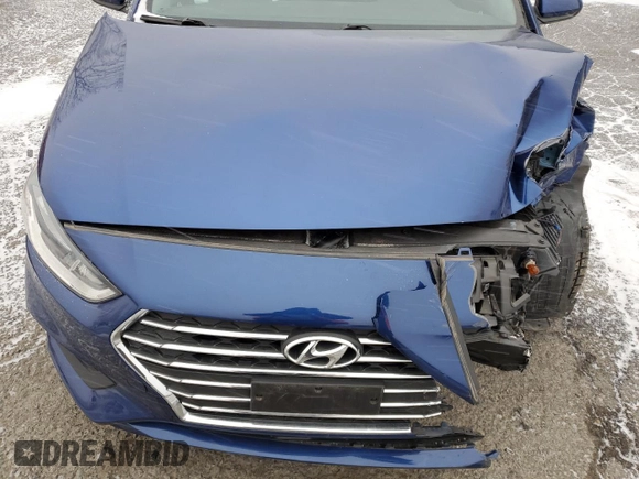 2021 Hyundai Accent SE with VIN 3KPC24A6XME142290, listed as a Copart auction lot 45338855 with 14,851 mi miles and Salvage Title. Bid and sale history available at carsss.com. Image 12.
