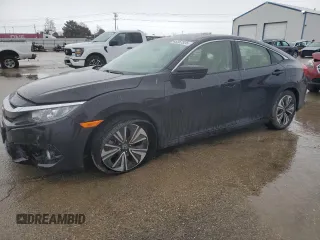 2018 Honda Civic Sedan EX-T with VIN JHMFC1F36JX010967, listed as a Copart auction lot 45357525 with 55,804 mi miles and Salvage Title. Bid and sale history available at carsss.com. Image 1.