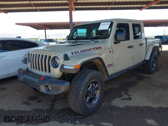2022 Jeep Gladiator Rubicon with VIN 1C6JJTBG2NL164117, listed as a IAAI auction lot 42450350 with 22,326 mi miles and . Bid and sale history available at DreamBid. Image 17.