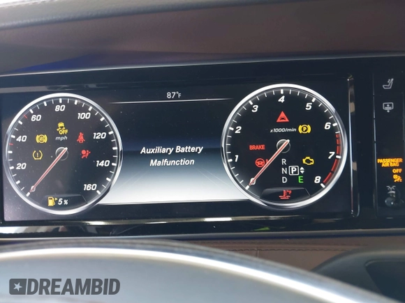 2015 Mercedes-Benz S 550 with VIN WDDUG8CB6FA102310, listed as a IAAI auction lot 42157319 with 94,517 mi miles and . Bid and sale history available at carsss.com. Image 7.