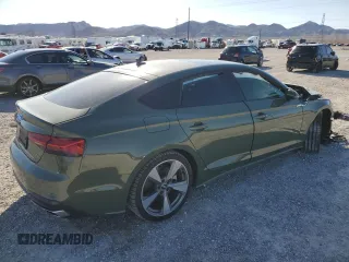 2020 Audi A5 Sportback Premium Plus with VIN WAUCNCF51LA014732, listed as a Copart auction lot 45101783 with 47,636 mi miles. Bid and sale history available at carsss.com. Image 3.