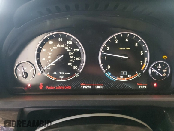 2013 BMW 7 Series 750Li with VIN WBAYE8C59DD132700, listed as a Copart auction lot 59911725 with 119,275 mi miles and Clean title. Bid and sale history available at DreamBid. Image 9.