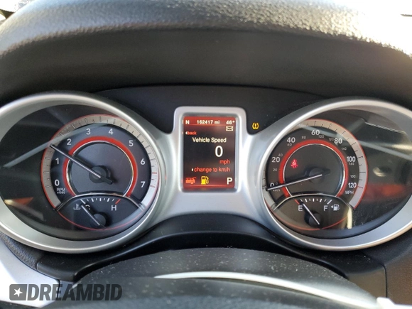 2017 Dodge Journey Crossroad Plus with VIN 3C4PDCGG5HT626469, listed as a Copart auction lot 52252805 with 162,417 mi miles and Salvage Title. Bid and sale history available at DreamBid. Image 9.