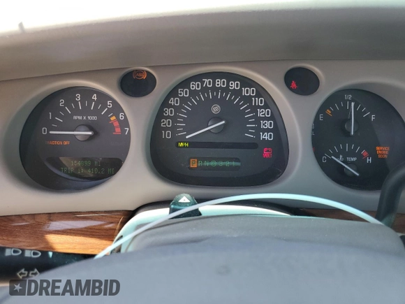 2001 Buick LeSabre Custom with VIN 1G4HP54K31U172195, listed as a Copart auction lot 54582465 with 154,899 mi miles and Clean Title. Bid and sale history available at DreamBid. Image 9.