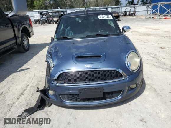 2010 MINI Convertible S z VIN WMWMS3C55ATY09138, wystawiony jako Copart lot #49045585 z przebiegiem 74 728 mil mil oraz Szkoda całkowita • Salvage title. Historia ofert i sprzedaży dostępna na DreamBid. Obrazek 5.