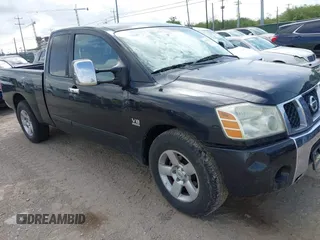2004 Nissan Titan SE with VIN 1N6AA06A94N515523, listed as a IAAI auction lot 42623134 with 157,477 mi miles and . Bid and sale history available at DreamBid. Image 1.