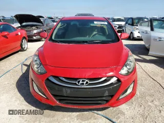 2013 Hyundai Elantra GT with VIN KMHD35LE8DU033447, listed as a Copart auction lot 74469134 with 0 mi miles and Salvage Title. Bid and sale history available at carsss.com. Image 5.