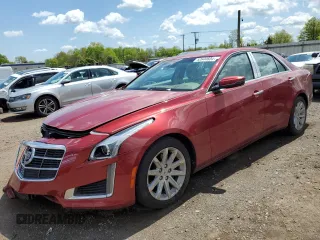 2014 Cadillac CTS Luxury RWD with VIN 1G6AR5SXXE0144084, listed as a Copart auction lot 52644604 with 99,262 mi miles and Salvage Title. Bid and sale history available at carsss.com. Image 1.