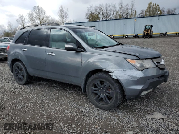 2009 Acura MDX Tech Pkg with VIN 2HNYD28629H505889, listed as a Copart auction lot 50483905 with 159,494 mi miles and Salvage Title. Bid and sale history available at carsss.com. Image 4.