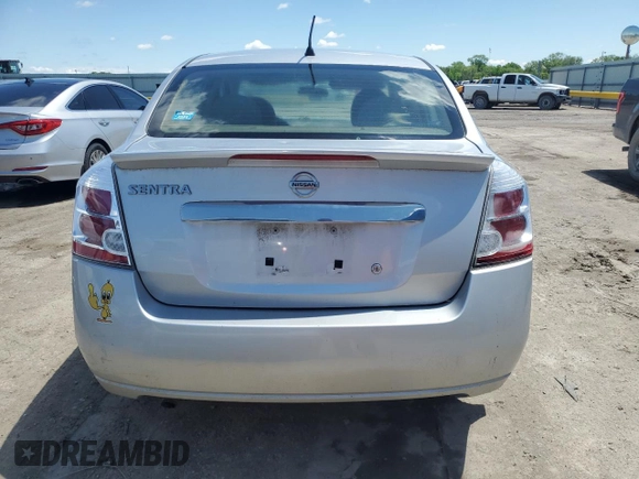 2012 Nissan Sentra S with VIN 3N1AB6AP0CL672342, listed as a Copart auction lot 55215965 with Not provided miles and Salvage title. Bid and sale history available at DreamBid. Image 6.
