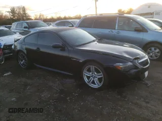 2007 BMW 6 Series M6 with VIN WBSEH93557B798366, listed as a Copart auction lot 63955514 with 74,843 mi miles and Salvage Title. Bid and sale history available at carsss.com. Image 4.