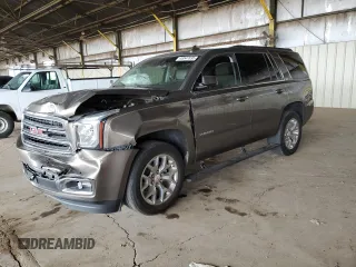 2016 GMC Yukon SLT with VIN 1GKS2BKC4GR101428, listed as a Copart auction lot 48547895 with 91,281 mi miles and Salvage Title. Bid and sale history available at carsss.com. Image 1.