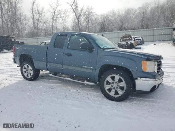 2011 GMC Sierra 1500 SLE with VIN 1GTR2VE34BZ121582, listed as a Copart auction lot 45850475 with 131,584 mi miles and Salvage Title. Bid and sale history available at carsss.com. Image 4.