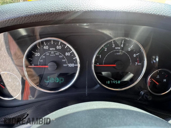 2012 Jeep Wrangler Rubicon with VIN 1C4HJWCG5CL152550, listed as a Copart auction lot 66047195 with 187,458 mi miles and Clean title. Bid and sale history available at DreamBid. Image 8.