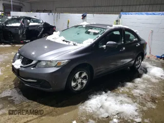 2014 Honda Civic LX z VIN 19XFB2F51EE219843, wystawiony jako Copart lot #83315574 z przebiegiem 162 139 mil mil oraz Czysty tytuł • Clean title. Historia ofert i sprzedaży dostępna na DreamBid. Obrazek 1.