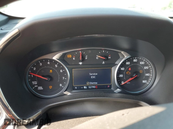 2023 Chevrolet Equinox RS with VIN 3GNAXMEGXPL140736, listed as a Copart auction lot 56400855 with 52,790 mi miles and Salvage title. Bid and sale history available at DreamBid. Image 9.