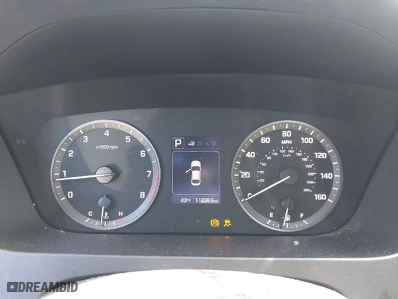 2016 Hyundai Sonata 2.4L SE with VIN 5NPE24AF7GH326093, listed as a IAAI auction lot 41353811 with 112,263 mi miles. Bid and sale history available at carsss.com. Image 7.