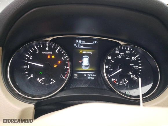 2015 Nissan Rogue SL with VIN 5N1AT2MV5FC897509, listed as a Copart auction lot 51637415 with 121,730 mi miles and Salvage Title. Bid and sale history available at carsss.com. Image 9.
