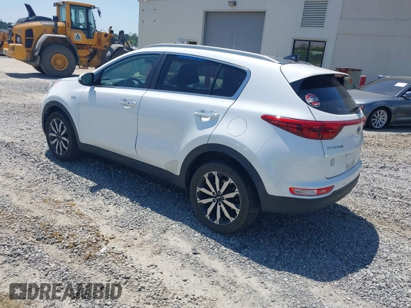 2017 Kia Sportage EX with VIN KNDPNCACXH7079500, listed as a IAAI auction lot 42051156 with 100,928 mi miles and . Bid and sale history available at DreamBid. Image 3.