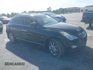 2014 Infiniti QX50 Journey with VIN JN1BJ0HP6EM210628, listed as a IAAI auction lot 40570424 with 48,851 mi miles. Bid and sale history available at carsss.com. Image 1.
