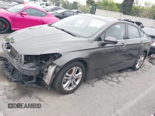 2018 Ford Fusion SE with VIN 3FA6P0HD8JR268055, listed as a IAAI auction lot 42151813 with 83,306 mi miles and . Bid and sale history available at carsss.com. Image 2.
