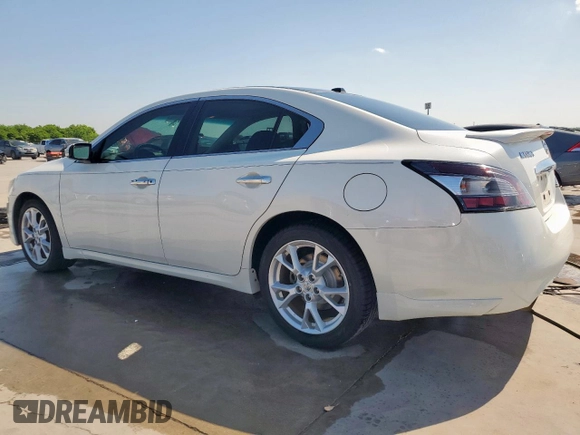 2013 Nissan Maxima SV with VIN 1N4AA5AP7DC804624, listed as a Copart auction lot 53981045 with 178,299 mi miles and Salvage title. Bid and sale history available at DreamBid. Image 2.