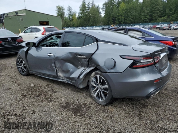 2021 Nissan Maxima SV z VIN 1N4AA6CV7MC504034, wystawiony jako Copart lot #68496724 z przebiegiem 81 636 mil mil oraz Szkoda całkowita • Salvage title. Historia ofert i sprzedaży dostępna na DreamBid. Obrazek 2.
