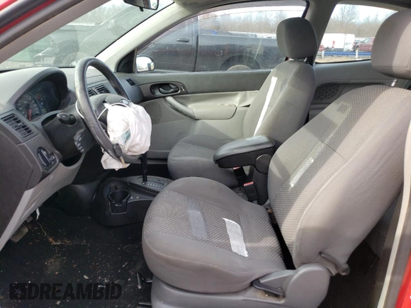 2007 Ford Focus S with VIN 1FAFP31N67W268937, listed as a Copart auction lot 43875925 with 141,786 mi miles and Salvage Title. Bid and sale history available at DreamBid. Image 7.
