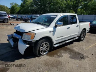2012 Nissan Titan SV with VIN 1N6BA0ED9CN302103, listed as a Copart auction lot 52678495 with 214,564 mi miles and Salvage title. Bid and sale history available at DreamBid. Image 1.