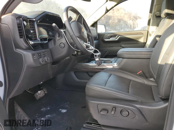 2023 Chevrolet Silverado 1500 LTZ with VIN 3GCUDGE83PG349351, listed as a Copart auction lot 42581085 with 25,034 mi miles and Salvage Title. Bid and sale history available at carsss.com. Image 7.