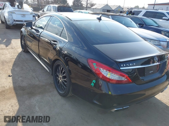 2016 Mercedes-Benz CLS 63 S AMG with VIN WDDLJ7GB8GA162057, listed as a IAAI auction lot 41510603 with 65,941 mi miles and . Bid and sale history available at DreamBid. Image 3.