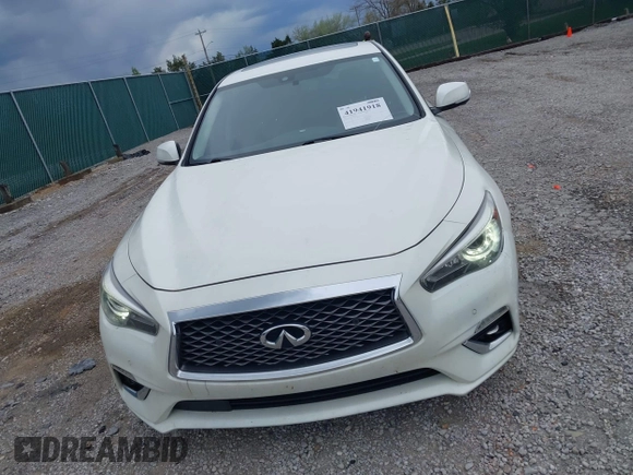 2020 Infiniti Q50 with VIN JN1EV7AR4LM250984, listed as a IAAI auction lot 41941918 with 76,086 mi miles and . Bid and sale history available at DreamBid. Image 12.