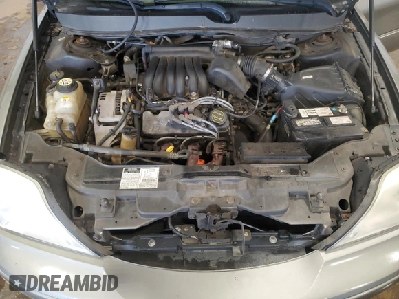 2002 Mercury Sable with VIN 1MEFM58U82G612541, listed as a Copart auction lot 60254405 with 171,854 mi miles and Salvage title. Bid and sale history available at DreamBid. Image 11.