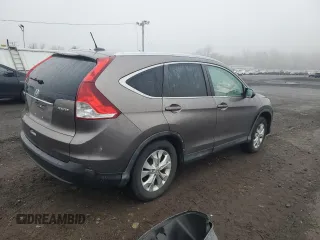 2012 Honda CR-V EX-L with VIN 5J6RM4H7XCL070400, listed as a Copart auction lot 50813225 with 161,291 mi miles and Salvage Title. Bid and sale history available at carsss.com. Image 3.