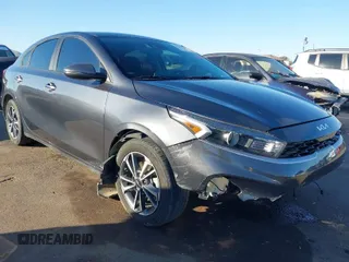 2023 Kia Forte LXS with VIN 3KPF24AD8PE681457, listed as a IAAI auction lot 41622896 with 49,776 mi miles. Bid and sale history available at carsss.com. Image 1.