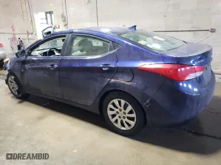 2013 Hyundai Elantra GLS PZEV with VIN 5NPDH4AE1DH188970, listed as a Copart auction lot 46876585 with 136,081 mi miles and Salvage Title. Bid and sale history available at carsss.com. Image 2.