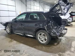 2018 Audi Q5 Premium with VIN WA1ANAFYXJ2164056, listed as a Copart auction lot 43848595 with 0 mi miles and Salvage Title. Bid and sale history available at carsss.com. Image 2.