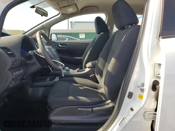 2015 Nissan LEAF S with VIN 1N4AZ0CP8FC314141, listed as a Copart auction lot 54368695 with 53,438 mi miles and Salvage Title. Bid and sale history available at DreamBid. Image 7.