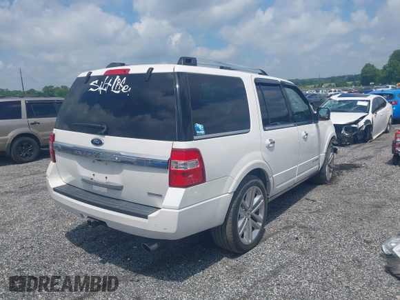 2016 Ford Expedition Platinum with VIN 1FMJU1MT4GEF20200, listed as a IAAI auction lot 42377351 with 89,724 mi miles and . Bid and sale history available at DreamBid. Image 4.