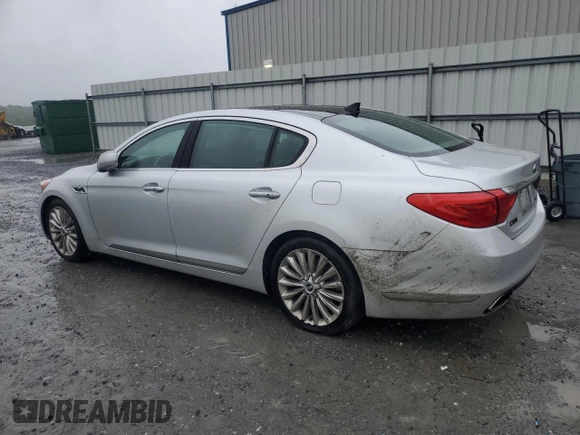 2015 Kia K900 Luxury z VIN KNALW4D45F6018822, wystawiony jako Copart lot #58448055 z przebiegiem 146 893 mil mil oraz Czysty tytuł • Clean title. Historia ofert i sprzedaży dostępna na DreamBid. Obrazek 2.