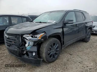 2021 Chevrolet Traverse RS with VIN 1GNEVJKW3MJ183156, listed as a Copart auction lot 44859095 with 59,479 mi miles and Salvage Title. Bid and sale history available at carsss.com. Image 1.